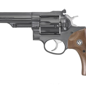 Ruger GP100 327 Federal Mag Double-Action Revolver with Smooth Walnut Grips