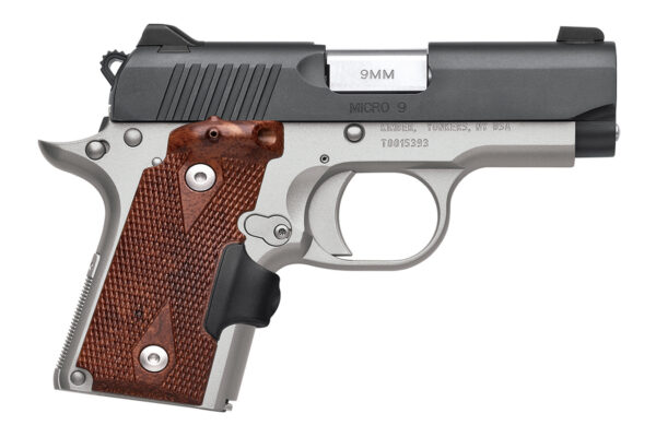 Kimber Micro 9 9mm Two-Tone Pistol with Crimson Trace Lasergrips