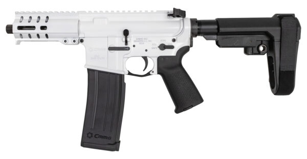 CMMG Banshee 300 Mk4 5.7x28mm Semi-Automatic Pistol with Storm Trooper White Cerakote Finish