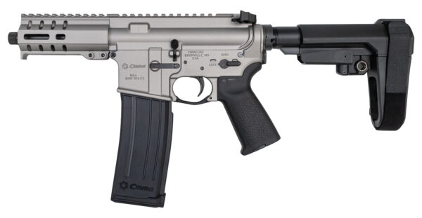 CMMG Banshee 300 Mk4 5.7x28mm Semi-Automatic Pistol with Titanium Cerakote Finish