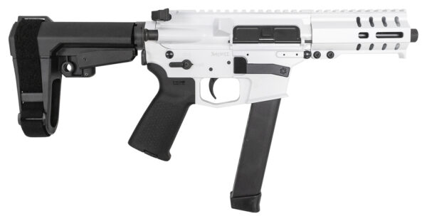 CMMG Banshee 300 MKGS 9mm AR Pistol with Stormtrooper White Cerakote Finish