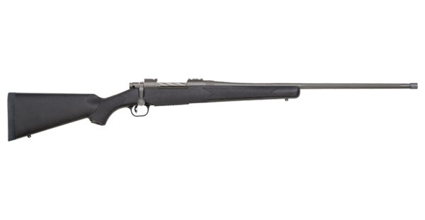 Mossberg Patriot 7mm Rem Mag Bolt-Action Rifle with Black Synthetic Stock and Stainless Cerakote Barrel