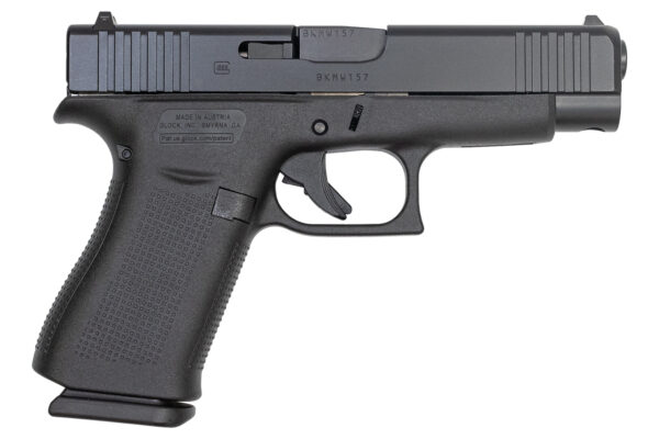 Glock 48 9mm 10-Round Pistol with Black Finish (Made in USA)
