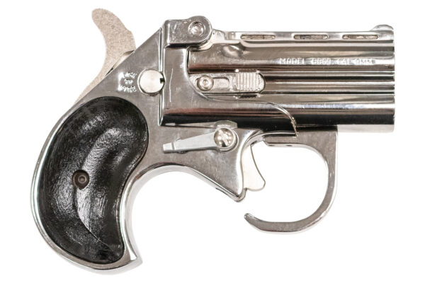 Cobra Enterprise Inc 9mm Big Bore Derringer with Chrome Finish and Black Grips