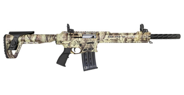 Panzer Arms AR Twelve Pro 12 Gauge Semi-Automatic Shotgun with Woodland Camo Finish