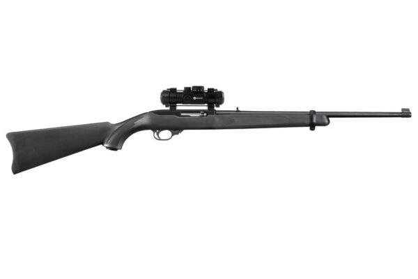 Ruger 10/22 22LR Black/Blued Rifle with Simmons Red Dot