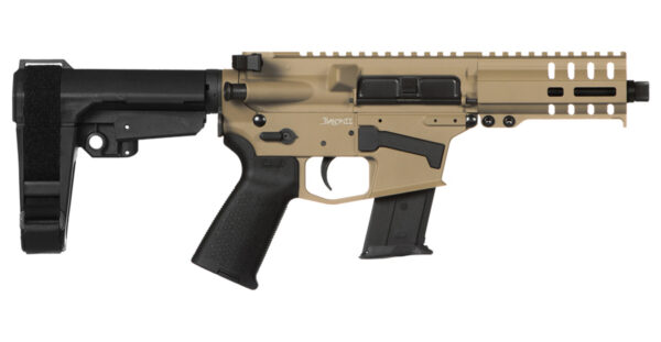 CMMG Banshee 300 Mk57 5.7x28mm Semi-Automatic Pistol with FDE Cerakote Finish