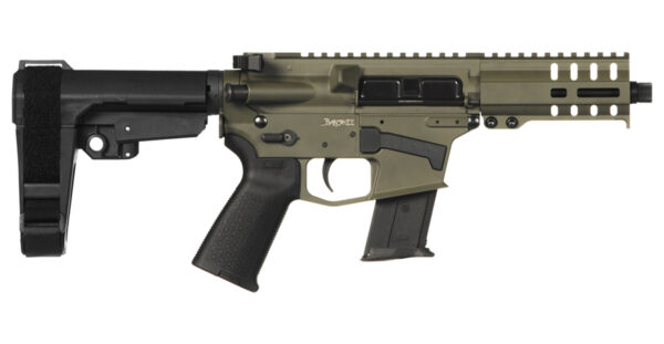 CMMG Banshee 300 Mk57 5.7x28mm Semi-Automatic Pistol with OD Green Cerakote Finish