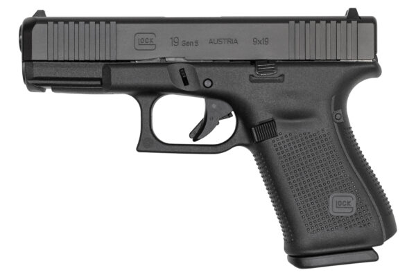 Glock 19 Gen5 9mm 10-Round Pistol with Front Slide Serrations