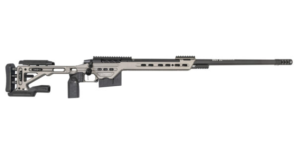 Masterpiece Arms 300 PRC Bolt-Action Precision Rifle with Gun Metal Gray Finish and Black Barrel