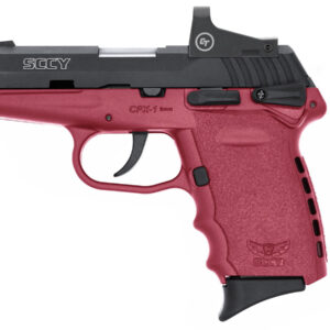 SCCY CPX-1 9mm Pistol with Crimson Frame and Crimson Trace Red Dot