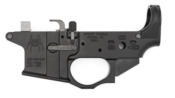 Spikes Tactical 9mm Spider Stripped Lower Receiver with Glock Magazine Well