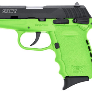 SCCY CPX-1 9mm Pistol with Lime Green Frame