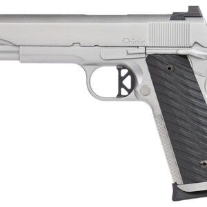 Dan Wesson Valor Stainless 45 ACP 1911 Pistol with Black G10 Grips