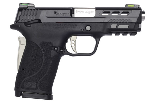 Smith & Wesson M&P9 Shield EZ 9mm Performance Center Pistol with Silver Ported Barrel and Thumb Safety