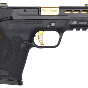 Smith & Wesson M&P9 Shield EZ 9mm Performance Center Pistol with Gold Ported Barrel and Thumb Safety