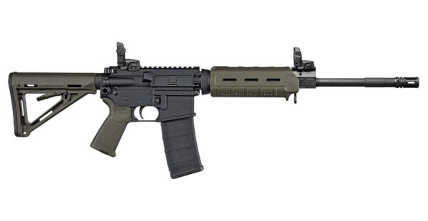 Sig Sauer M400 Enhanced 300 Blackout AR-15 Semi-Auto Rifle with Green Magpul MOE Accessories