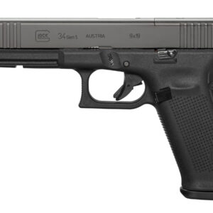 Glock 34 MOS Gen 5 9mm Full-Size Pistol with Front Serrations (10-Round Model)