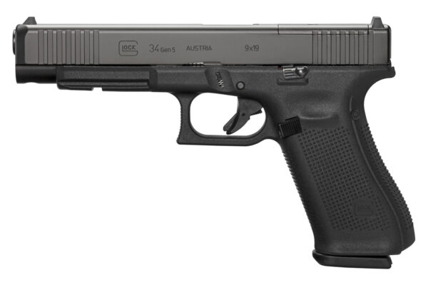 Glock 34 MOS Gen 5 9mm Full-Size Pistol with Front Serrations (10-Round Model)