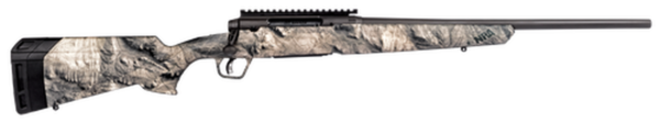 Savage Axis II 280 Ackley Improved, 20" Barrel, Synthetic Mossy Oak Overwatch Stock Gunsmoke Gray PVD, 4rd
