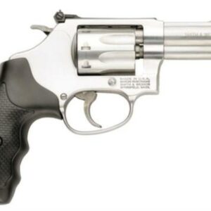 Smith & Wesson 63 22LR 3 Inch Barrel Stainless Steel Barrel Frame And Cylinder Front Fiber Optic Sights 8 Round