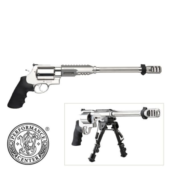 Smith & Wesson 460XVR Performance Center .460SW 14" Fluted Barrel, Glassbead Finish, Picatinny-Style Rail, Bipod