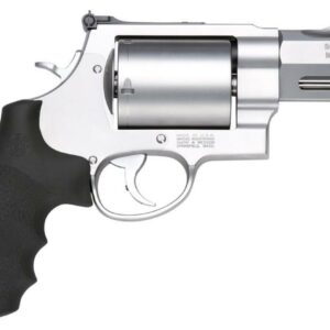 Smith & Wesson 500 Performance Center 500 SW Magnum 3.5" Custom Barrel, SS Finish, Rubber Grips, Fiber Optic Front Sight, 5Rd, Unfluted Cylinder