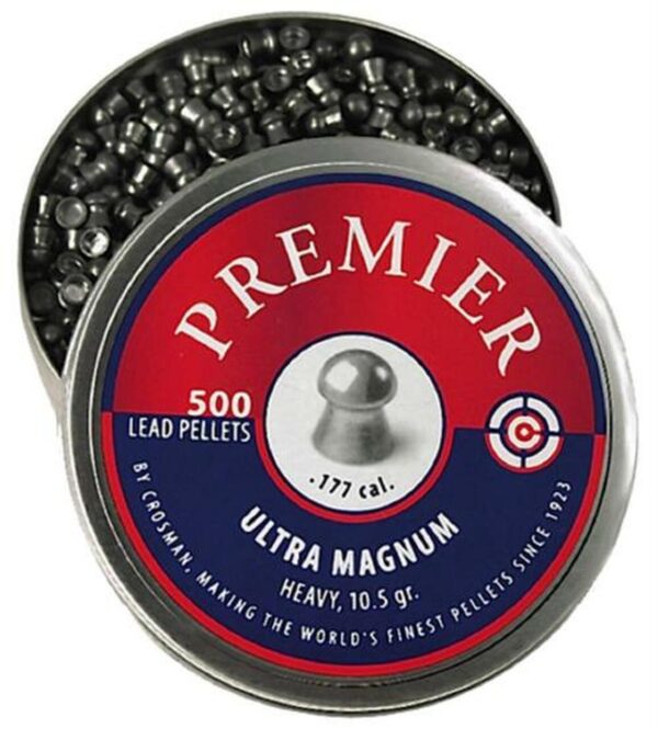 Crosman Premier Pellets Heavy Pellets .177 500 Count Silver