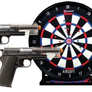 Crosman Stinger Challenge Kit 2 Pistol, Trgt 500 Rd+500 Blu BBs