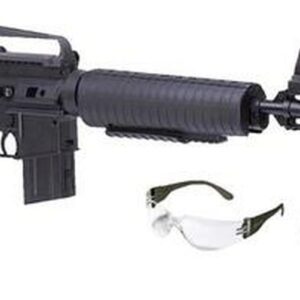 Crosman M4 .177 BB Pump Rifle Kit, Black 350 BB/5 Pellet Capacity