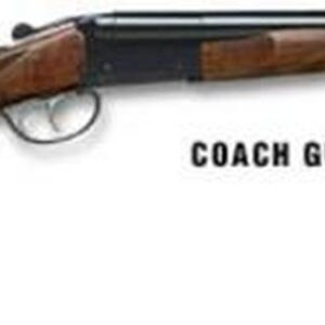 Stoeger Coach Gun SxS, A-Grade Satin Walnut, Blue 12 Ga, 20
