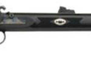 Traditions Black Powder Deerhunter Muzzleloader .50 Caliber Percussion 24" Blue Octagonal Barrel Williams Metal Fiber Optic Sights Black Synthetic Stock