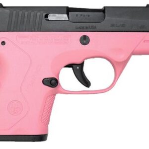 Beretta Nano 9mm 3" Barrel Fixed Sights, Black Matte/Rosa Pink Frame, 8rd Mag