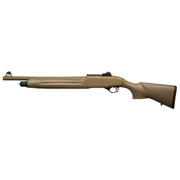 Beretta 1301 Tactical 12Ga, 18.5" Barrel, Flat Dark Earth, Synthetic Stock, Fixed Cylinder, 4Rd, Ghost Ring Sight