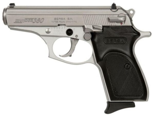 Bersa Thunder .380 ACP, 3.5" Barrel, Nickel, Lite, 8rd, DA
