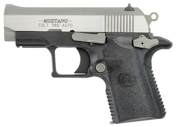 Colt Mustang Lite Two Tone SA 380 ACP 2.7" Barrel 6 Rd Mag