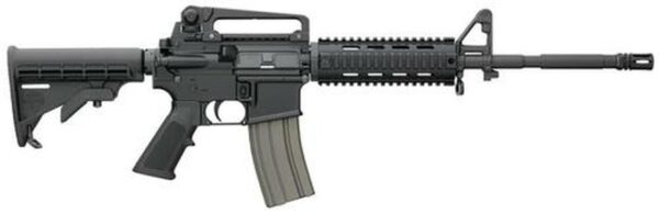 Bushmaster XM15 Patrolmans Carbine Quad Rail 223/5.56 16 Barrel 6-Position Telestock Removable Handle 30 Round Mag