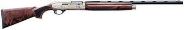 Benelli Montefeltro Silver 12ga 28" Barrel AA Grade Highly Figured Walnut Stock