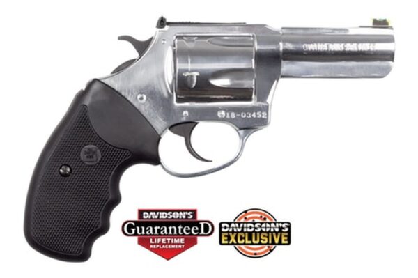 Charter Arms Mag Pug 357 Mag/38 Spec 3" Barrel Rubber Grips SS Finish 5 Round