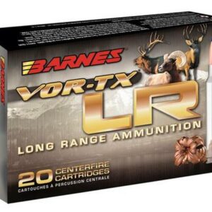 Barnes VOR-TX Long Range 6.5 Creedmoor 127gr, LRX Boat Tail 20 Bx Loaded Ammo