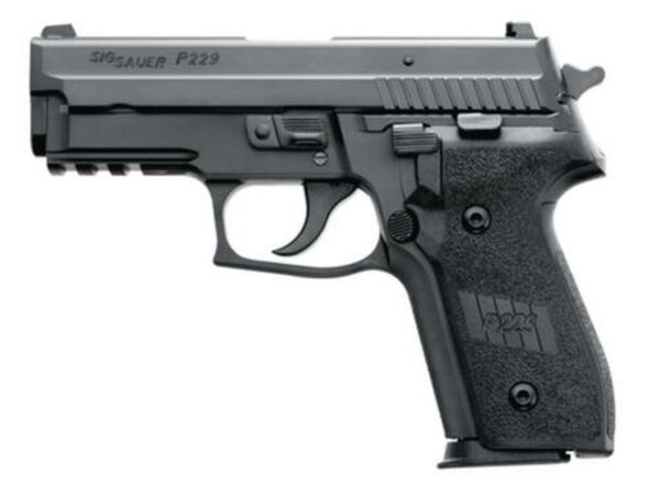 Sig P229 40 S&W 3.9In Nitron Black Da/Sa Siglite E2 Grip (2) 12Rd Steel MAG