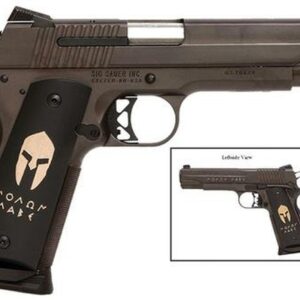 Sig 1911 45 ACP 5IN Spartan ORB SAO Siglite Spartan Grip (2) 8RD Steel MAG