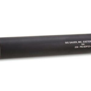 Sig SDP22 Rimfire Suppressor, .22 LR, Aluminum & SS