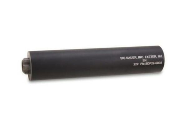 Sig SDP22 Rimfire Suppressor, .22 LR, Aluminum & SS