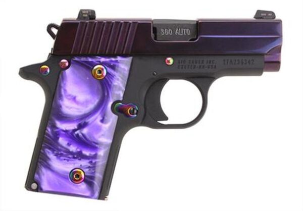 Sig P238 Purple Night Sights 2.7" Barrel, .380 ACP, 6rd
