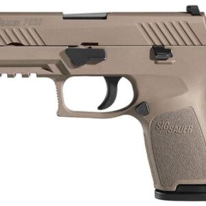 Sig P320 Compact .357 Sig, 3.9", Flat Dark Earth PVD Stainless, 4 Point Safety, 2x10rd Mags