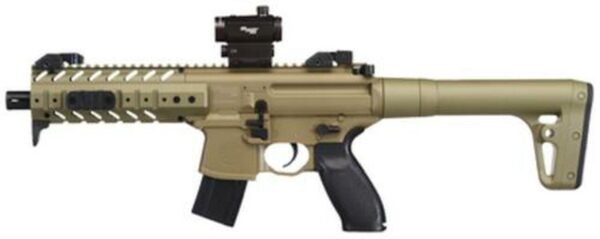 Sig MPX Air, .177 Cal, 88Gr Co2, 30 RD, Fde, Sig20r RED DOT