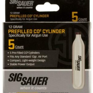 Sig Airguns CO2 Cylinders 12 gram 5 Per Pack