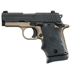 Sig P938 Semi Auto Pistol 9mm, 3" Barrel, Desert Hogue Grip, 7rd Mag