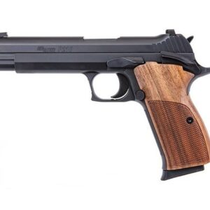 Sig P210 Standard 9mm, 5" Barrel, Walnut Grip, Black Nitron Steel, 8rd Mag